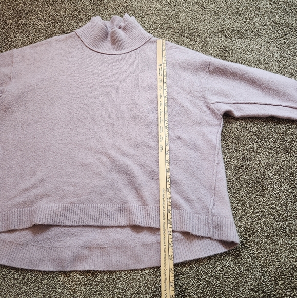 Free People Afterglow Mock Neck Wool Blend Sweater Size Small - Picture 8 of 8